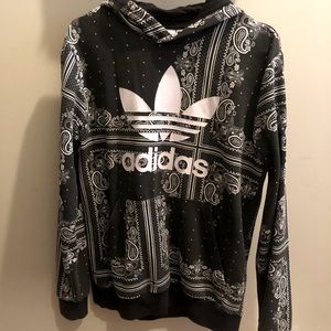 Adidas paisley hoodie, Juniors XL. Worn once. In excellent condition